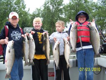 Lake Ontario fishing for brown trout NY